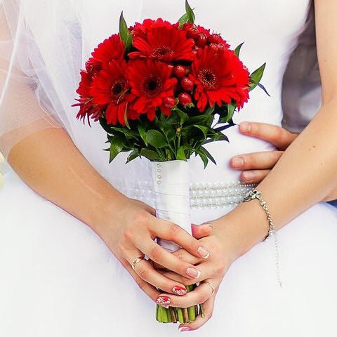 Gerbera & Berries Bridal Bouquet