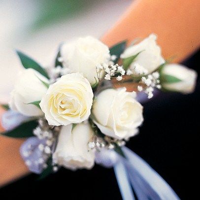 Classic White Wrist Corsage